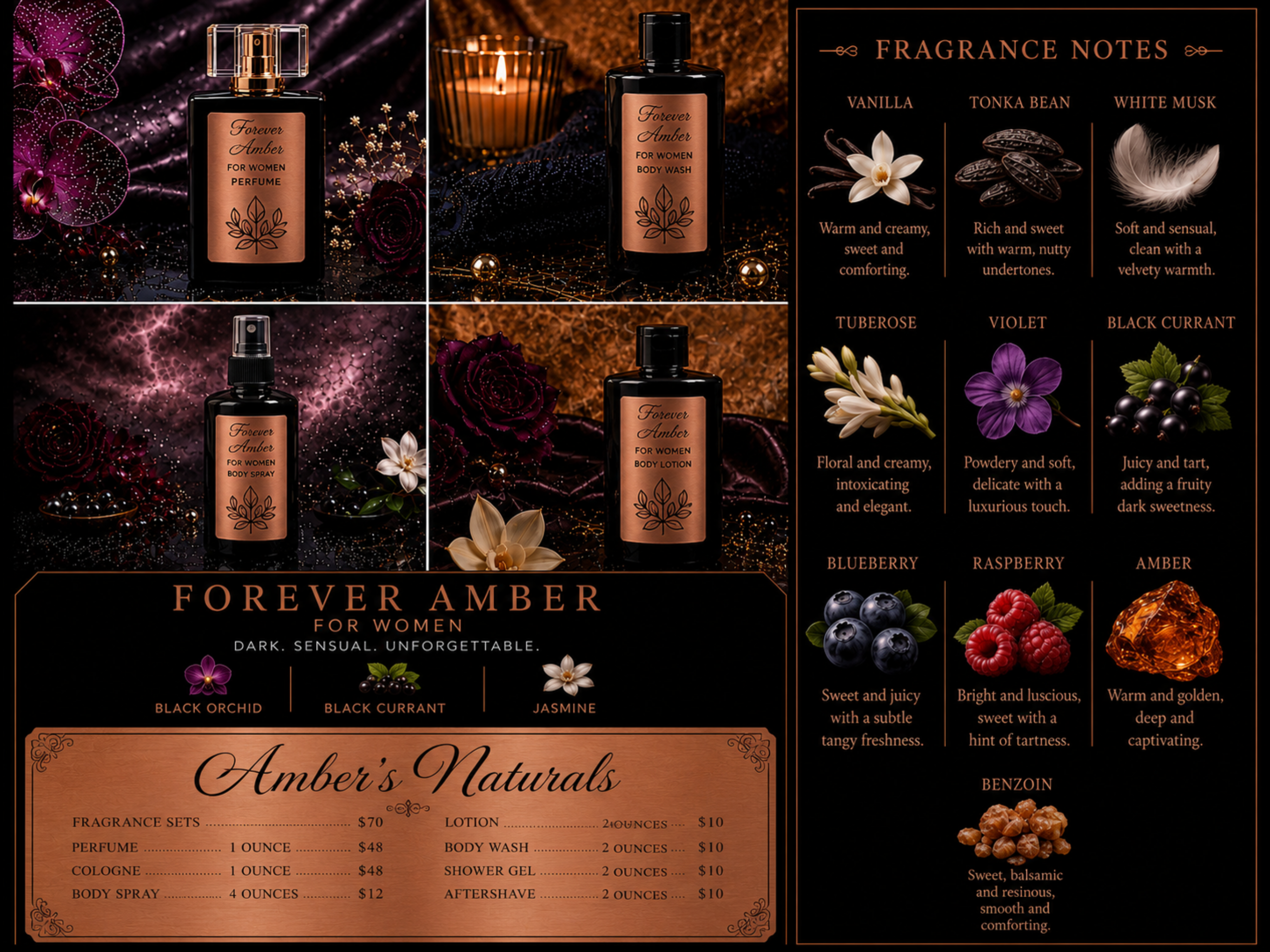 Forever Amber for Women Collection