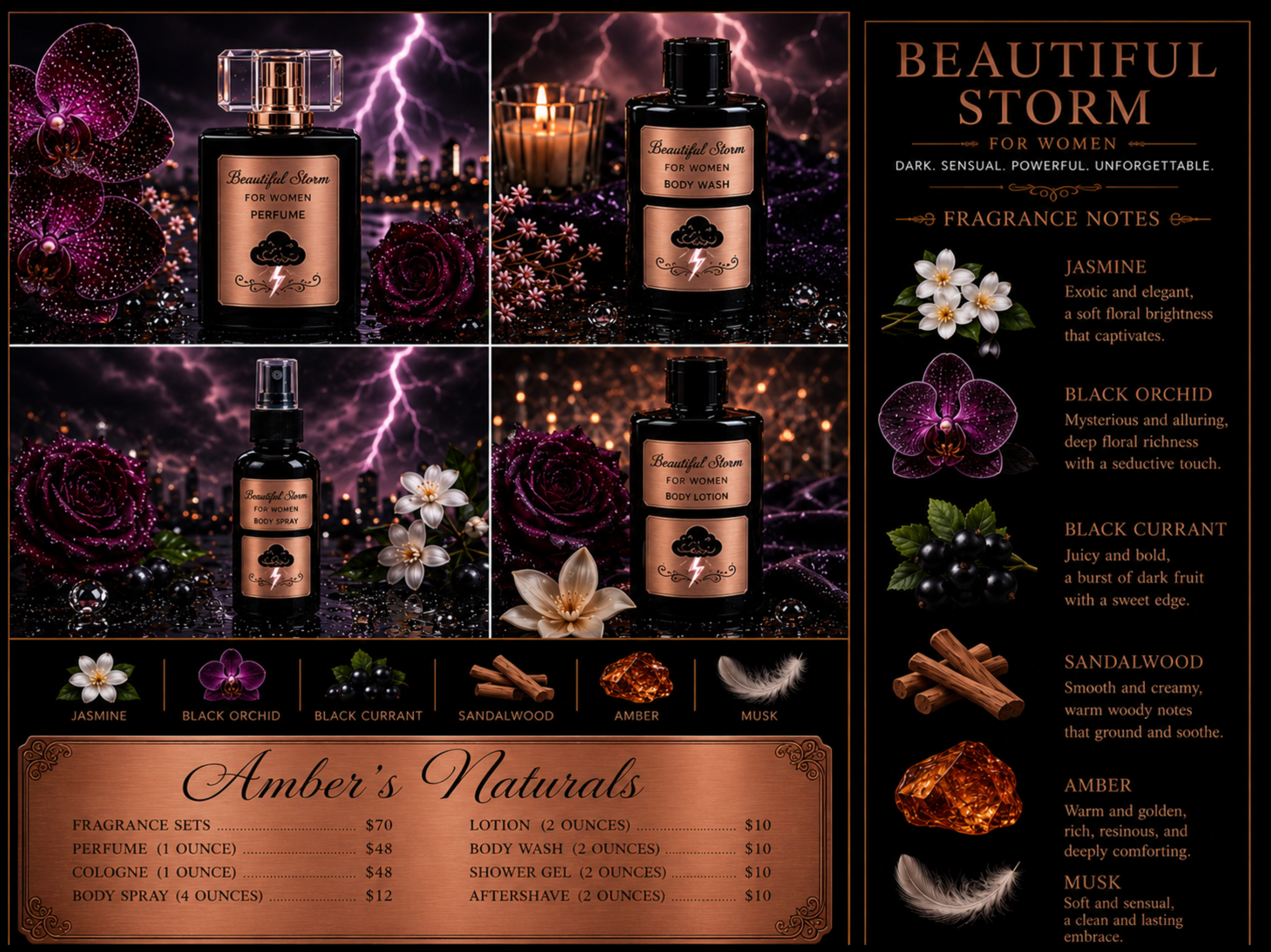 Beautiful Storm for Women Collection